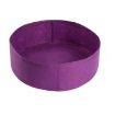 Purple 127x30cm 380L Felt Planting Barrel Indoor Outdoor Round Bag - 1
