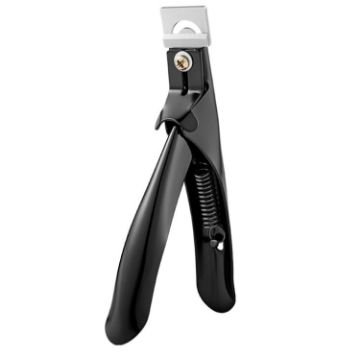 French U-Shaped Stainless Steel Nail Cutter - Electrophoretic Black - 1