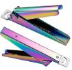 French U-Shaped Stainless Steel Nail Cutter - Electrophoretic Black - 3