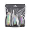 10 PCS Black Titanium Nail Shear Exfoliating Manicure Tool, Small Flat - 7