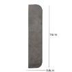 Black Leather Pencil Bag - Simple Portable PU Stationery Protective Shell - 3