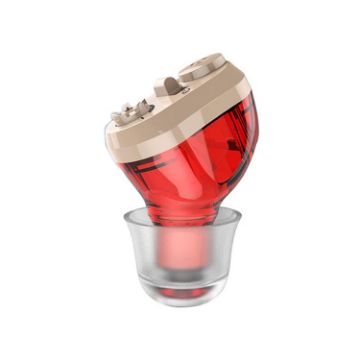 Red Old Man Hearing Aid Sound Amplifier Collector - Enhance Hearing - 1