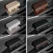 Universal Beige Leather Car Arm Handle Seat Elbow Tray Armrest Box - 2