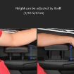 Universal Beige Leather Car Arm Handle Seat Elbow Tray Armrest Box - 5