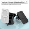N16 10W Car Air Outlet & Suction Cup Magsafe Wireless Charger Holder - 7