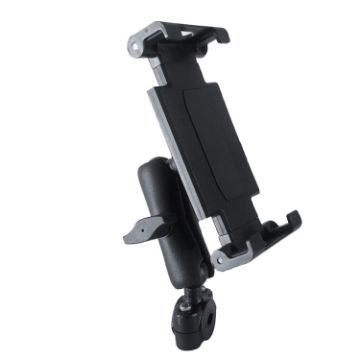 Car Headrest & Motorcycle Rearview Phone Bracket - Plate Clamp Style - 1
