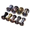 2 PCS Security Door Cat Eye HD Lens 200 Wide-Angle 16mm Red Bronze - 2
