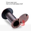 2 PCS Security Door Cat Eye HD Lens 200 Wide-Angle 16mm Red Bronze - 5