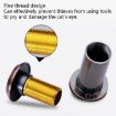 2 PCS Security Door Cat Eye HD Lens 200 Wide-Angle 16mm Green Bronze - 6