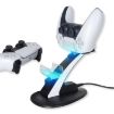 OIVO IV-P5234 Gamepad Charger for PS5 - Two-Seater, Black - 3