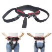 Adult Toddler Belt Anti-Fall Get Up Shift Belt, Size L, Red Black - 2