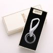 JOBON ZB-197 Chrome Car Keychain with Double Rings - Waist Hanging - 7