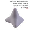 Silicone Thumb Bump Massager - Quadratic Orange Muscle Relaxation Device - 4