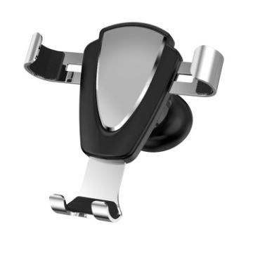 Space Silver Multifunctional Mobile Phone Holder for Car Air Outlet - 1