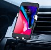 Multifunctional Mobile Phone Holder for Car Air Outlet - Pleasant Red - 7