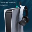 Headphone Handle Storage Rack for PS5 - 3 Pairs External Side-Mounted - 4