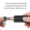 Bicycle CO2 Portable Mini Pump - Silver | Compact Bike Tire Inflator - 4