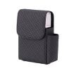 Woven Black Cigarette Box Style Business Card Case - 1