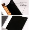Men's Leather Cigarette Case with Magnetic Buckle - Brown/Apricot - 4