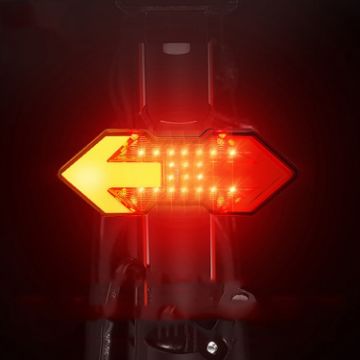 WEST BIKING YP0701299 Remote Control Bicycle Tail Light Warning Light - 1