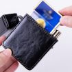 Retro Green PU Leather Cigarette Box with Lighter for Men - 6