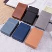 Navy Blue PU Leather Business Portable Cigarette Case - 2