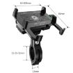 Kewig M6-S 12V Motorcycle Phone Bracket with QC3.0 Charging (Blue) - 3