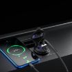 12V Car USB Charger with Voltage Display PD QC3.0 Socket Blue Light - 6