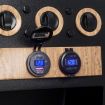 12V Car USB Charger with Voltage Display PD QC3.0 Socket Blue Light - 7