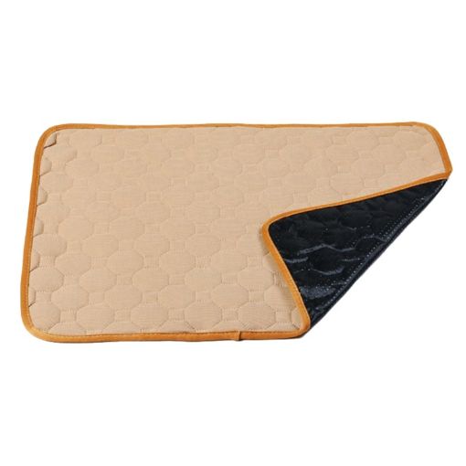 Waterproof 60x45cm Car Pet Pad for Cats & Dogs - Beige Absorbent Mat - 1