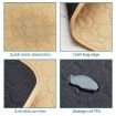 Waterproof Car Pet Pad 100x67cm for Cats & Dogs - Light Grey Carpet - 5