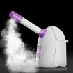 Aromatherapy Face Steamer Spray Moisturizer - Hot & Cold, CN Plug, White Purple - 6