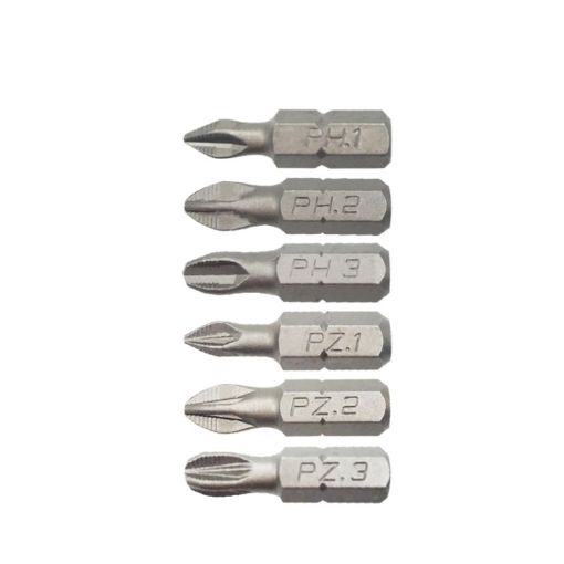 6PCS 25mm Strong Magnetic Anti-Slip Hand Drill Screwdriver Bits Set - 1