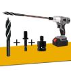 16mm Electric Wrench Hole Opener Door Lock Drill Bit Template - 7