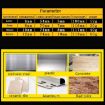 Titanium-Plated King Drill Set: 6mm, 8mm, 10mm, 12mm for Porcelain & Glass - 6