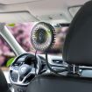 F408 Black Car Silicone Hose USB Fan - Multi-Angle Adjustable - 6