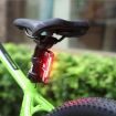 USB Charging Bicycle Tail Light - LED Warning Light for Night Riding - 7