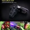 USB Charging Bicycle Light - LED Warning Tail Light, Red/White, 7505B - 5