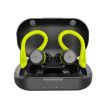 BE1032 Fluorescent Green Waterproof Sports TWS Bluetooth Earphones - 2