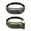 Outdoor Sports Fitness Waist Bag with Water Bottle Pocket - Hemp Gray - 2