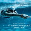 Red Smart Watch - Heart Rate, Blood Pressure, GPS, IP68 Waterproof Fitness Tracker - 2