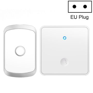 CACAZI FA50 Wireless Doorbell EU Plug, Self-generating, White - 1