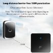CACAZI FA50 Wireless Doorbell EU Plug, Self-generating, White - 5