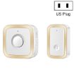 CACAZI A58 Smart Wireless Doorbell, US Plug, Gold, No Battery Needed - 1