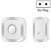 CACAZI A58 1 For 1 Smart Wireless Doorbell, EU Plug, Silver, No Battery - 1