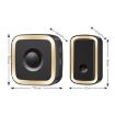 CACAZI A58 1 For 1 Smart Wireless Doorbell, EU Plug, Black Silver - 3