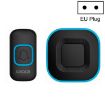 CACAZI V028F Wireless Music Doorbell, No Battery, EU Plug, Black - 1