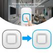 CACAZI V028F Wireless Music Doorbell, No Battery, UK Plug, White - 5