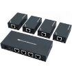 60m 1x4 HDMI Splitter Extender POC 1080P@60Hz US Plug - 1