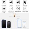 CACAZI Wireless Doorbell EU Plug - Smart Digital Doorbell for Home - 2